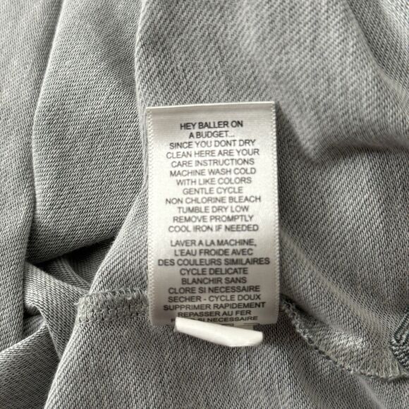 Travis Mathew Shirt Men Large Gray Stripe Pocket Polo Classic Preppy‎ Casual - Picture 5 of 6